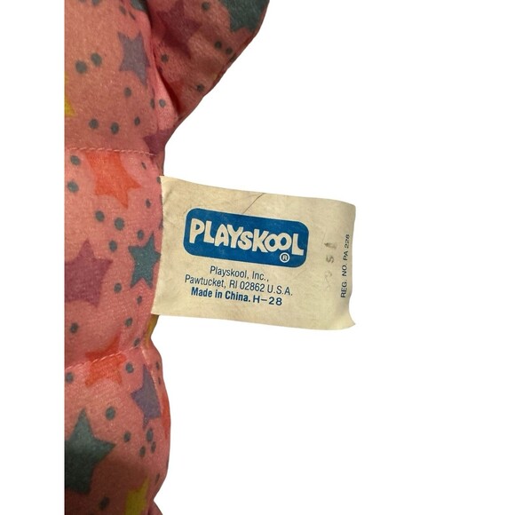 3 VTG 80s Playskool 11” GloWorm Nightgown Stars & GlowBug - Picture 4 of 16